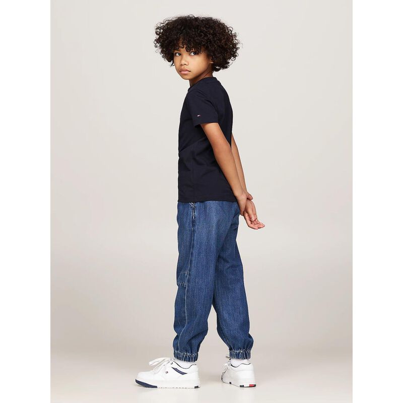 Tommy Hilfiger Flag Embroidered Reg Tee 8-14Y image number 3